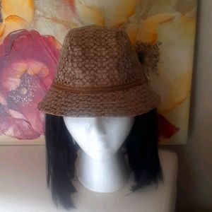 Coach C Logo Bucket Hat.   NEW